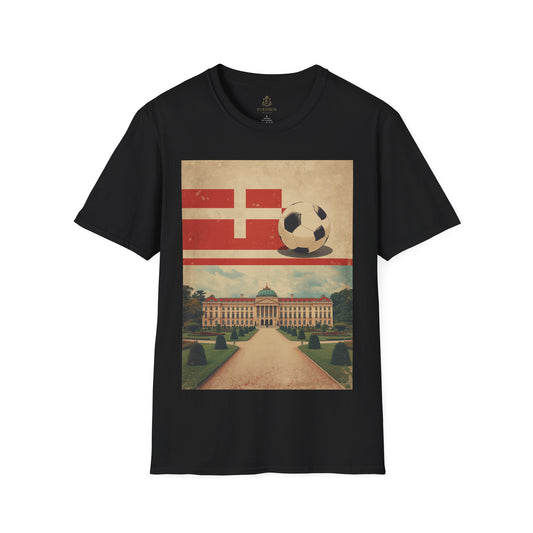 Austrian Football and Belvedere Palace— Retro Football Graphic Tee