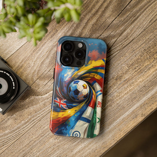 Soccer Flags Match Day Tough Phone Protective Case