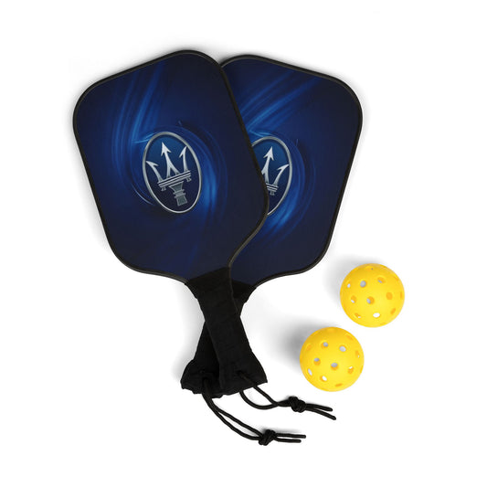 Pickleball Kit — 'Pickle Ball' Maserati Logo Design