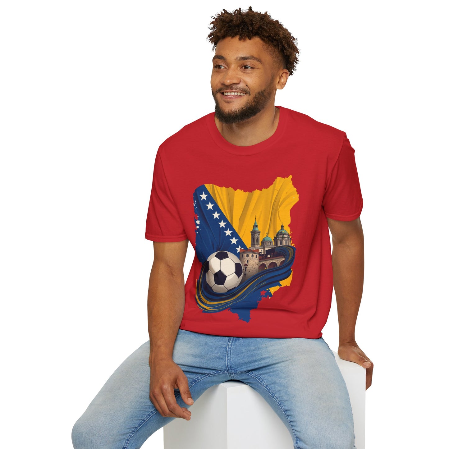Bosnia Soccer T-Shirt — Bosnia & Herzegovina Football Fan Tee