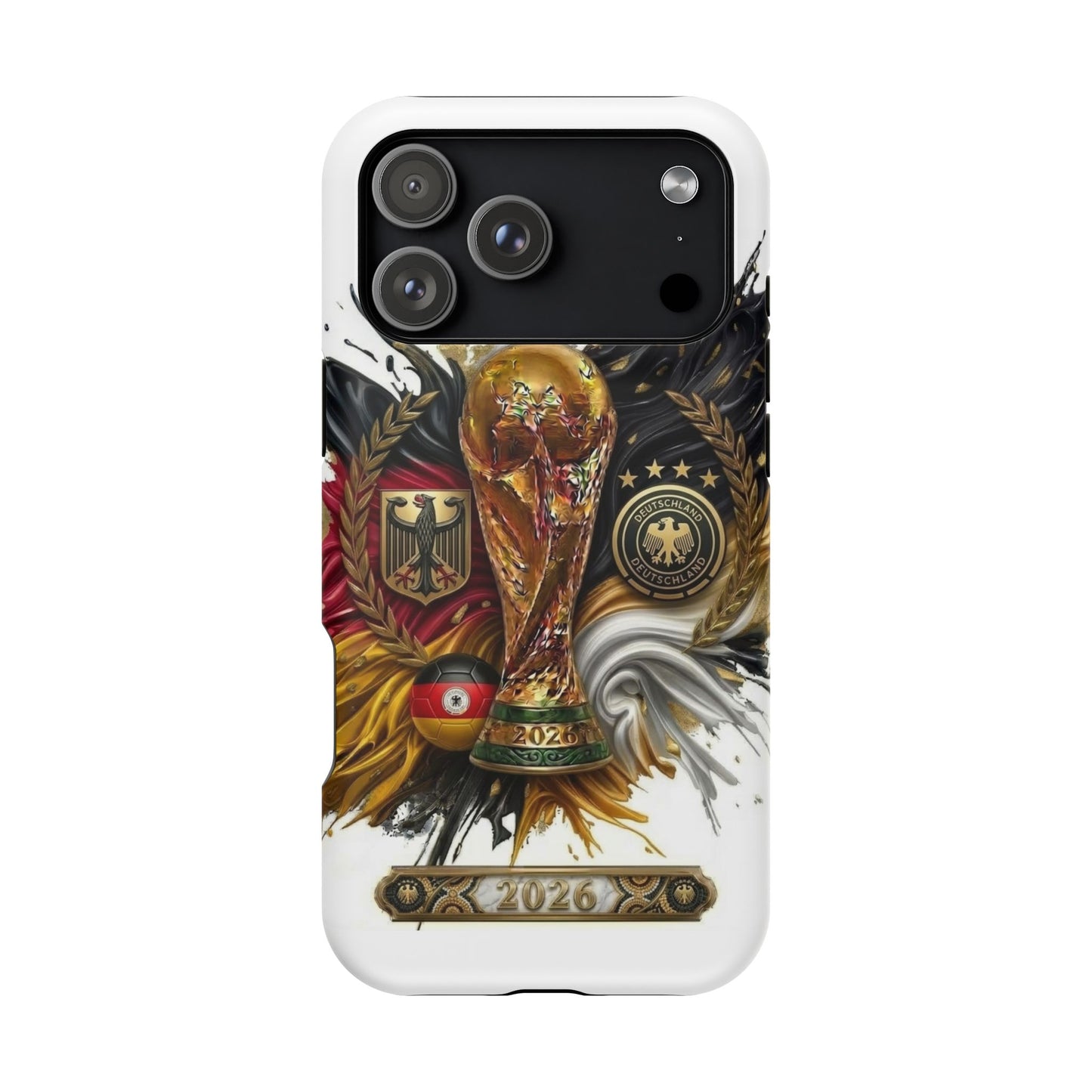 Germany 2026 Soccer Protective Phone Case — Impact-Resistant Cover