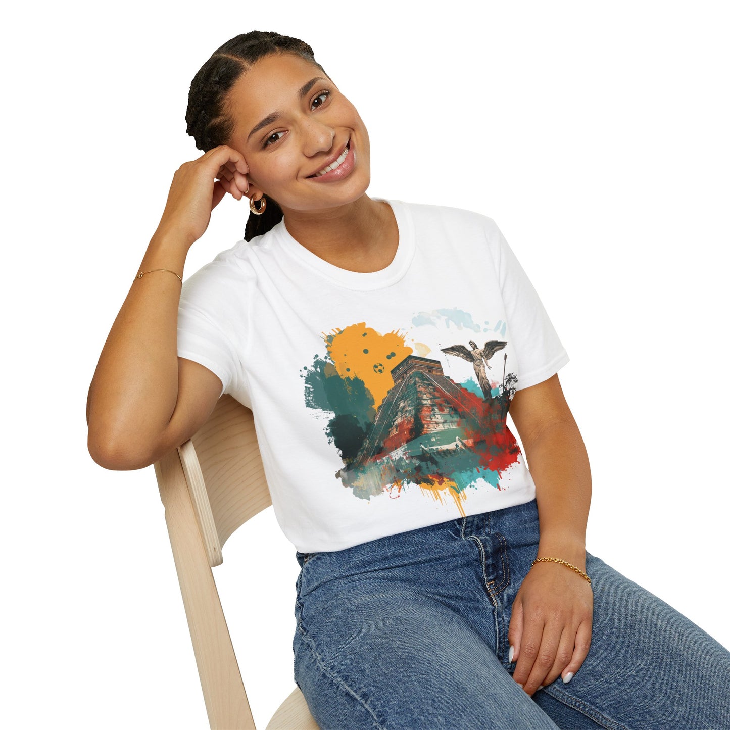 Mexico Pyramid T-Shirt – Tropical Travel Art Tee