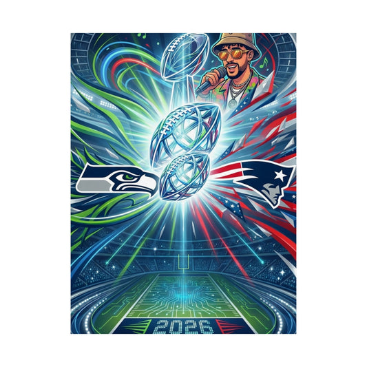 2026 Championship Sunday Matte Wall Poster — Game Day Football Art Print