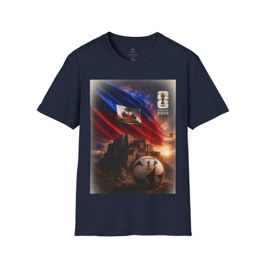 Haiti Football Flag T‑Shirt — 2026 Soccer Tribute Fan Tee