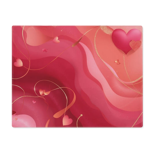 Heart Swirl Placemat — Romantic Valentine’s Day Table Decor