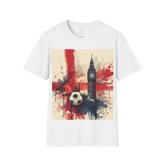 England Football Graphic T-Shirt — Big Ben & Union Flag Soccer Tee