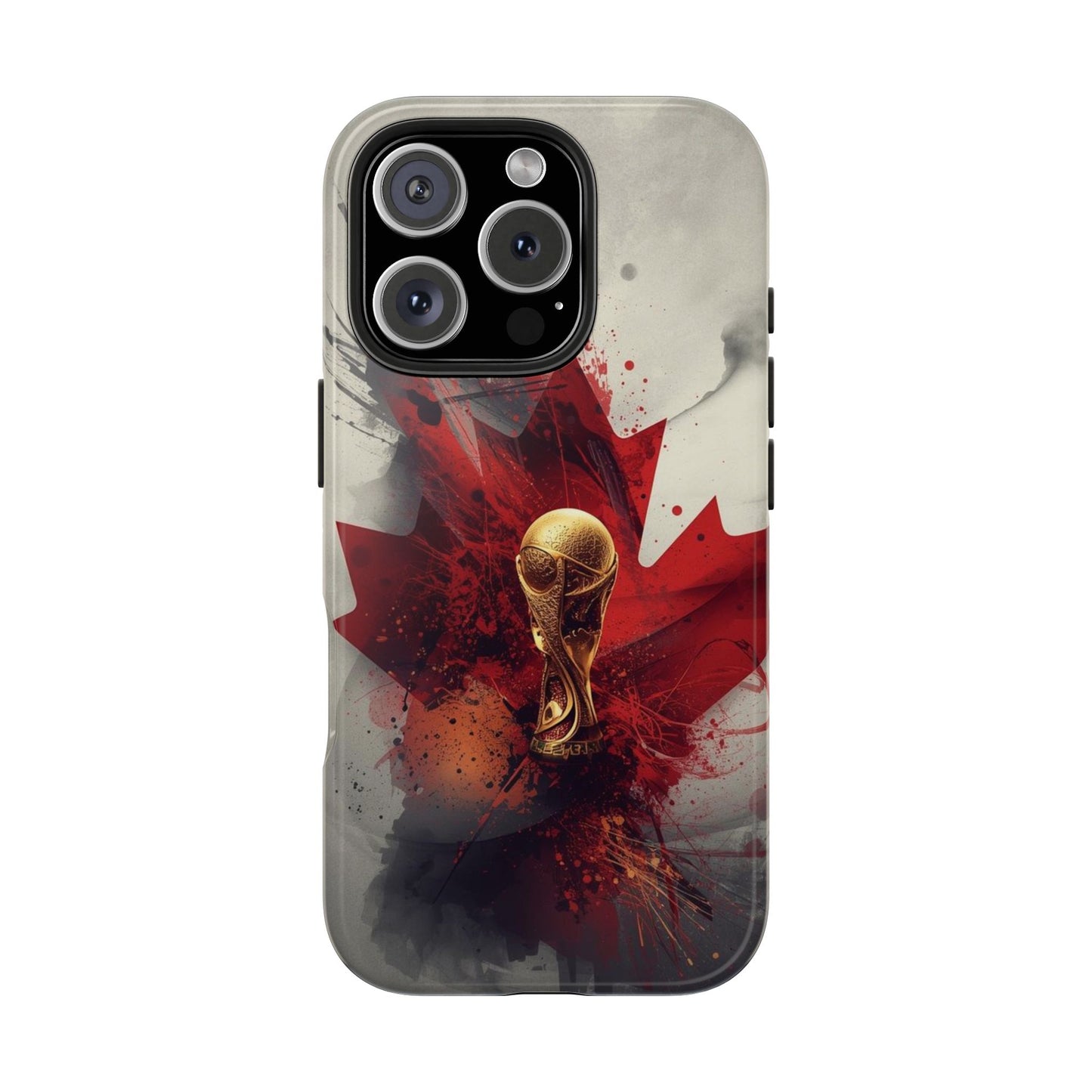 Canada Flag Soccer Fan Phone Protective Case Cover