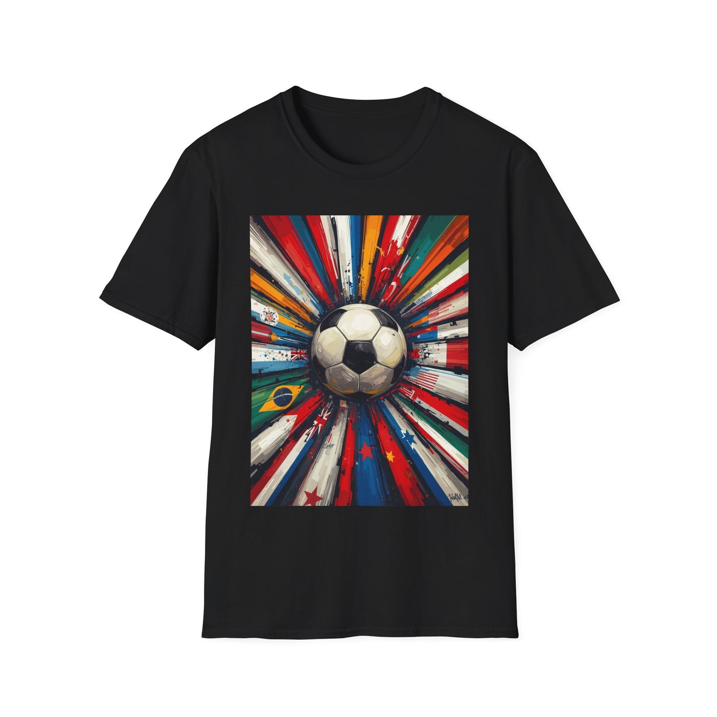 Soccer T-Shirt Match Day Explosion Graphic Tee