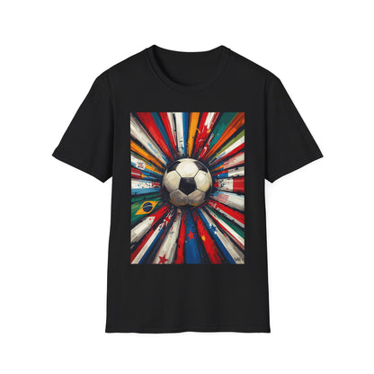 Soccer T-Shirt Match Day Explosion Graphic Tee