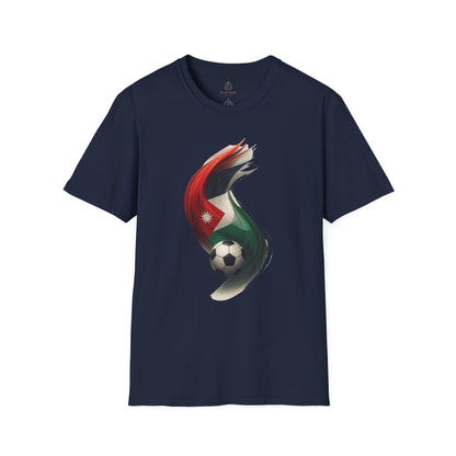 Jordan Football Flag Wave T‑Shirt Chivalrous Falcons Soccer Tee