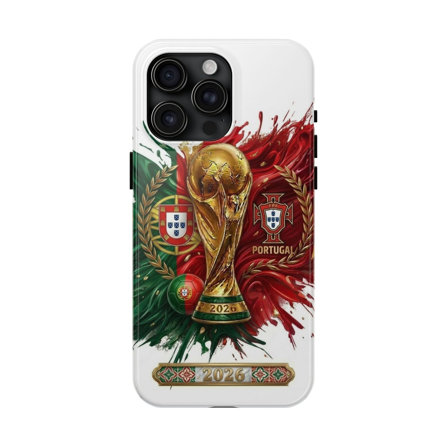 Portugal 2026 Soccer Tough Phone Case — Football Fan Protective Case
