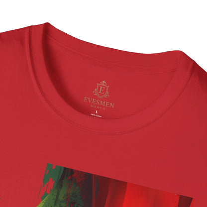 Portugal Flag Soccer T-Shirt — Portuguese Football Fan Tee with Lisbon Landmark