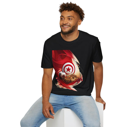Tunisia Football Crest T-Shirt — Tunisian Soccer Fan Tee
