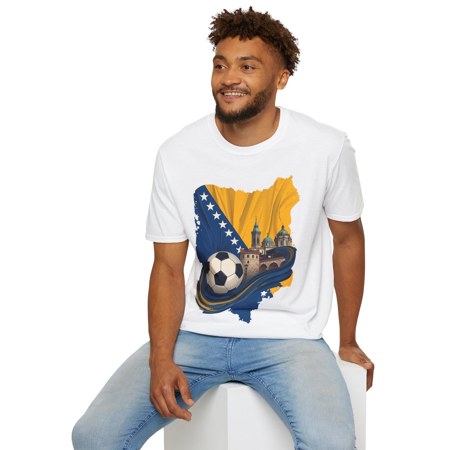 Bosnia Soccer T-Shirt — Bosnia & Herzegovina Football Fan Tee