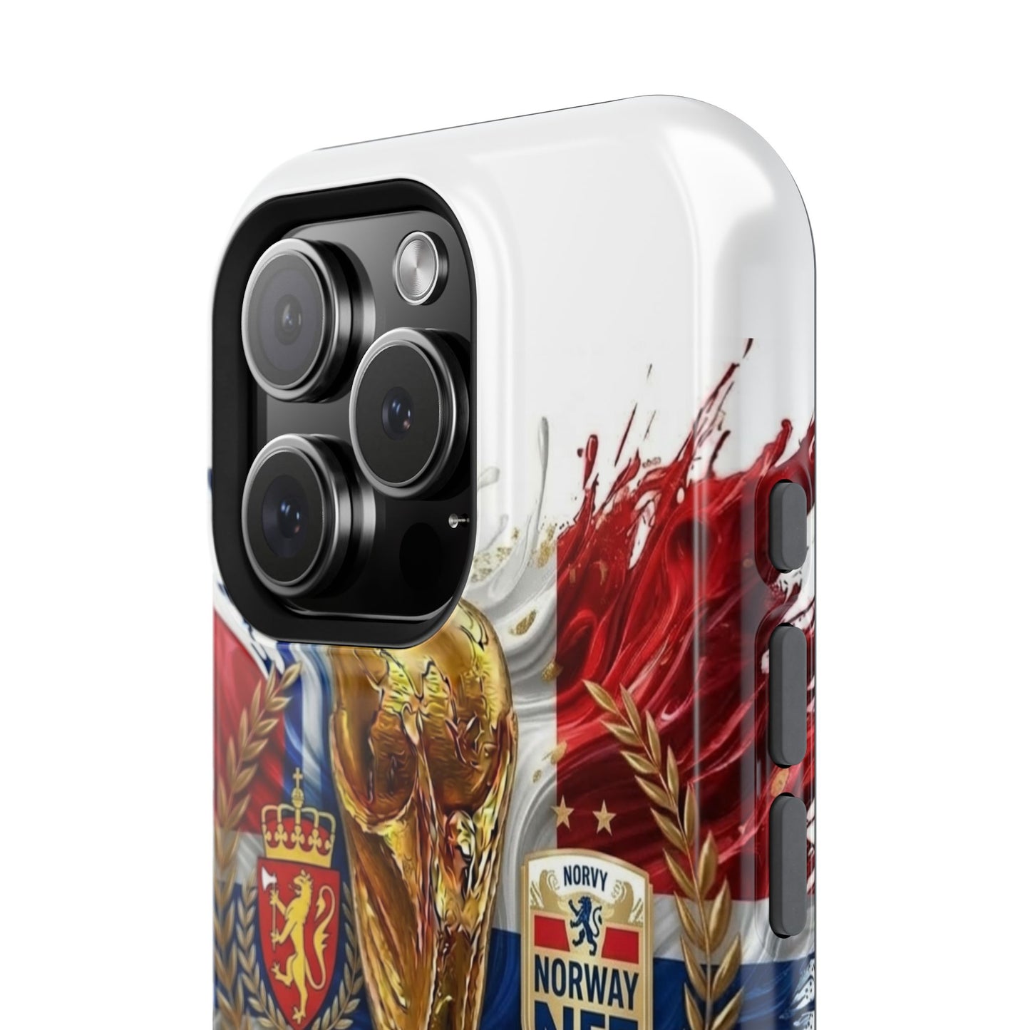 Norway 2026 Soccer Football Protective Phone Case Impact-Resistant