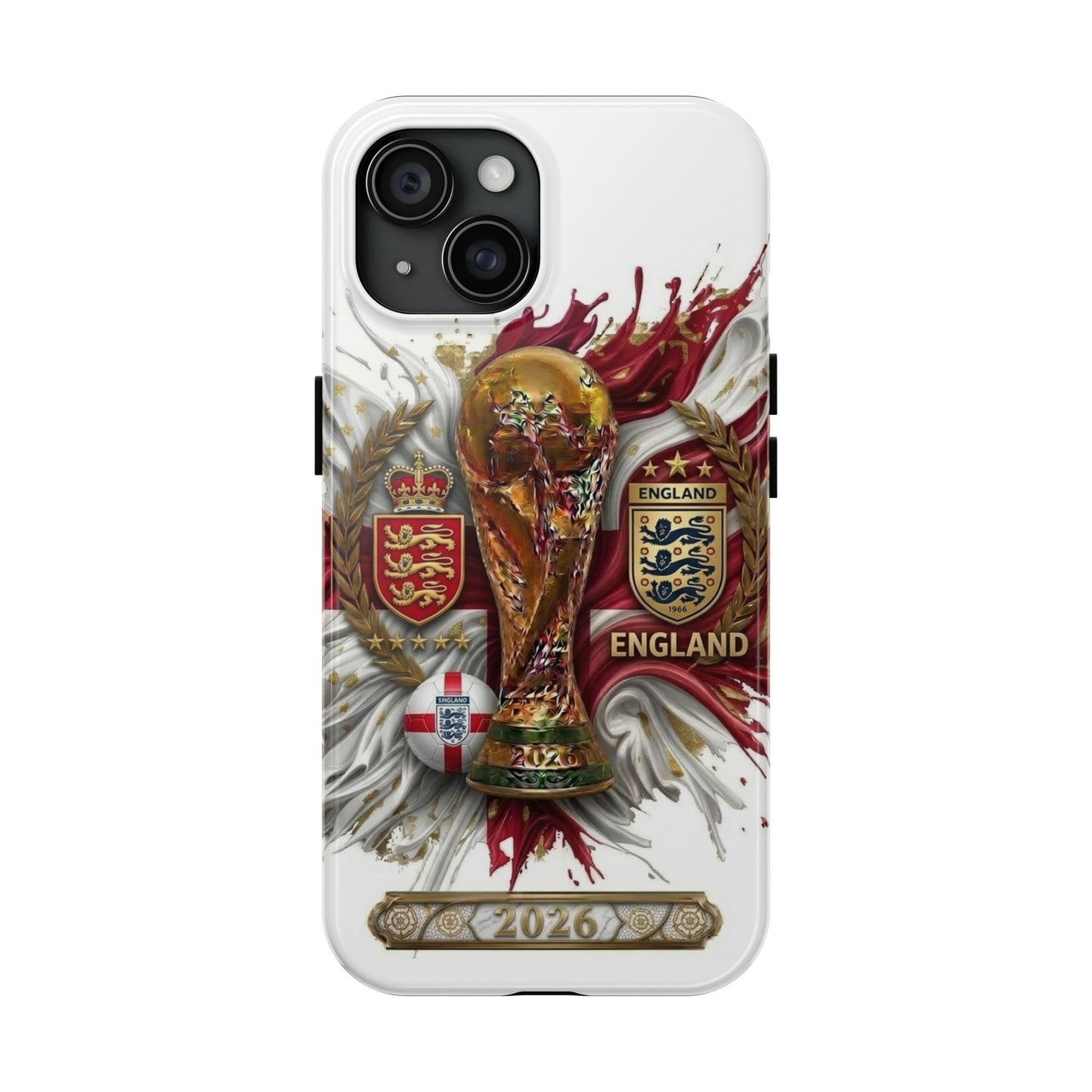England 2026 Soccer Tough Phone Case – Football Phone Cover