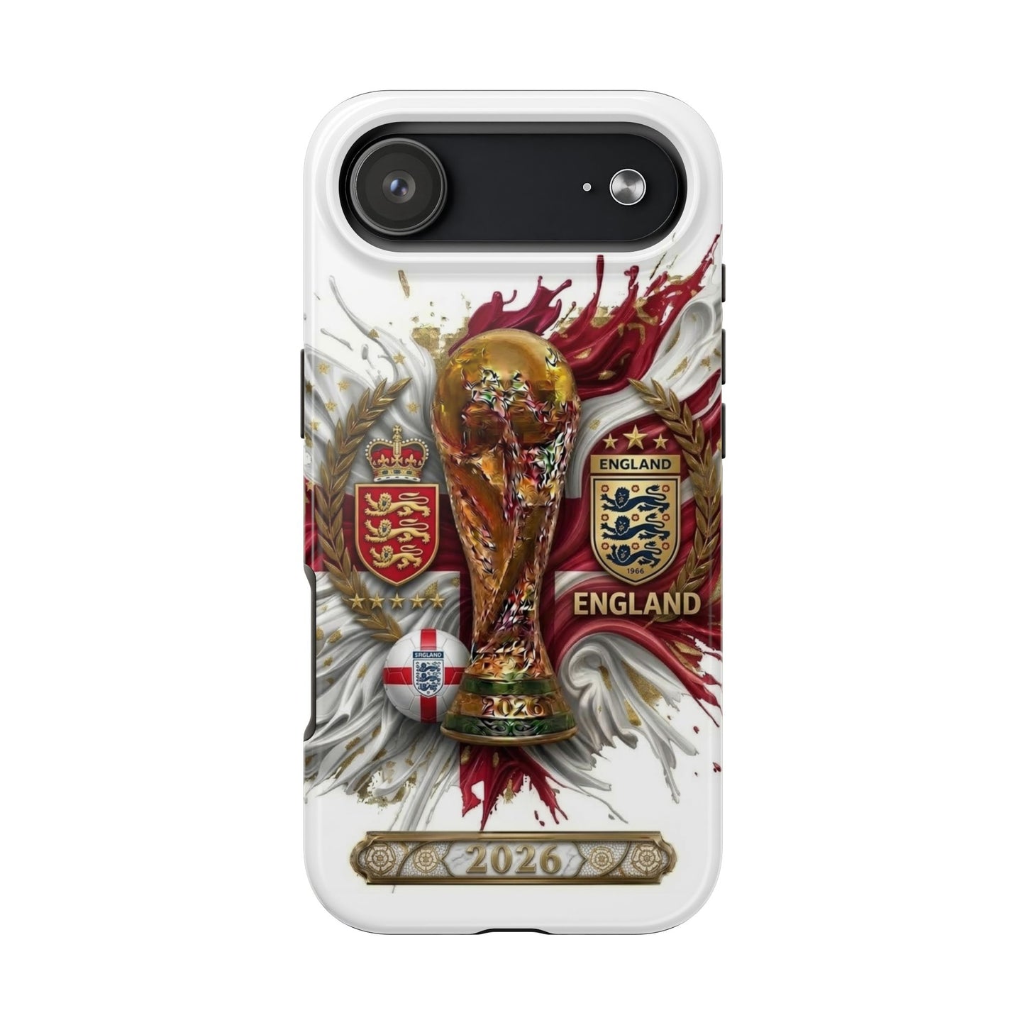 England 2026 Soccer Tough Phone Case – Football Phone Cover