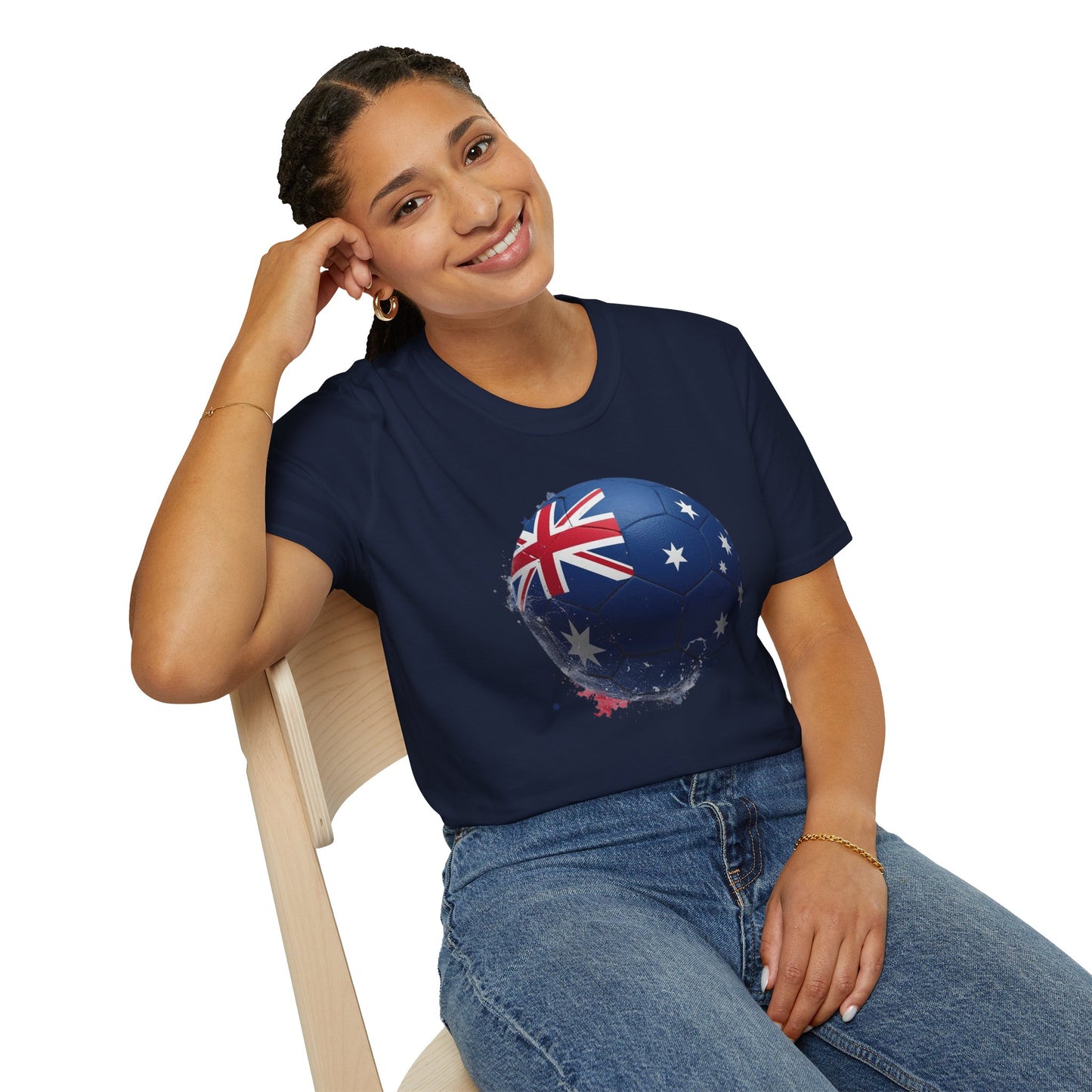 Australia Flag Football T-Shirt — Patriotic Aussie Graphic Tee