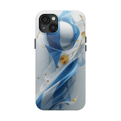 Argentina Soccer Flag Phone Case — Tough Protective Football Design