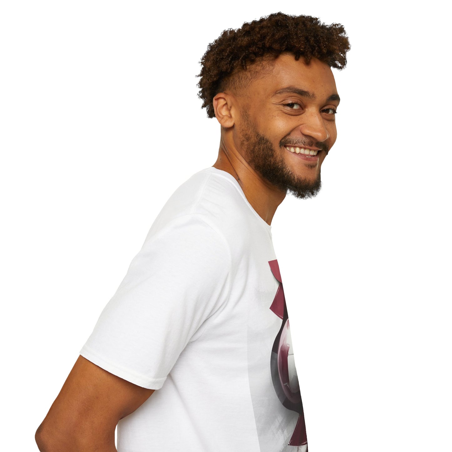Qatar Football Flag Abstract Graphic T-Shirt Al-Annabbi Soccer Design Tee