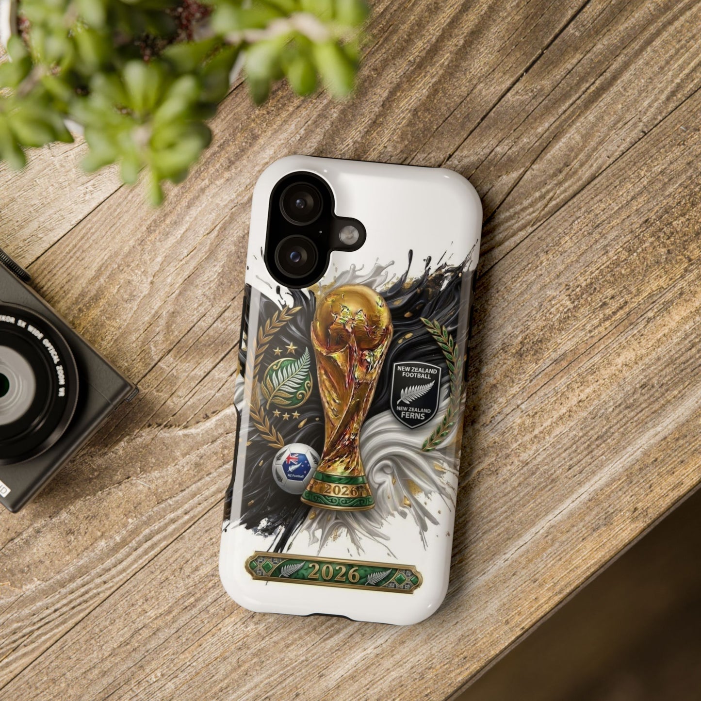 New Zealand 2026 Soccer Phone Case — Impact‑Resistant Cover