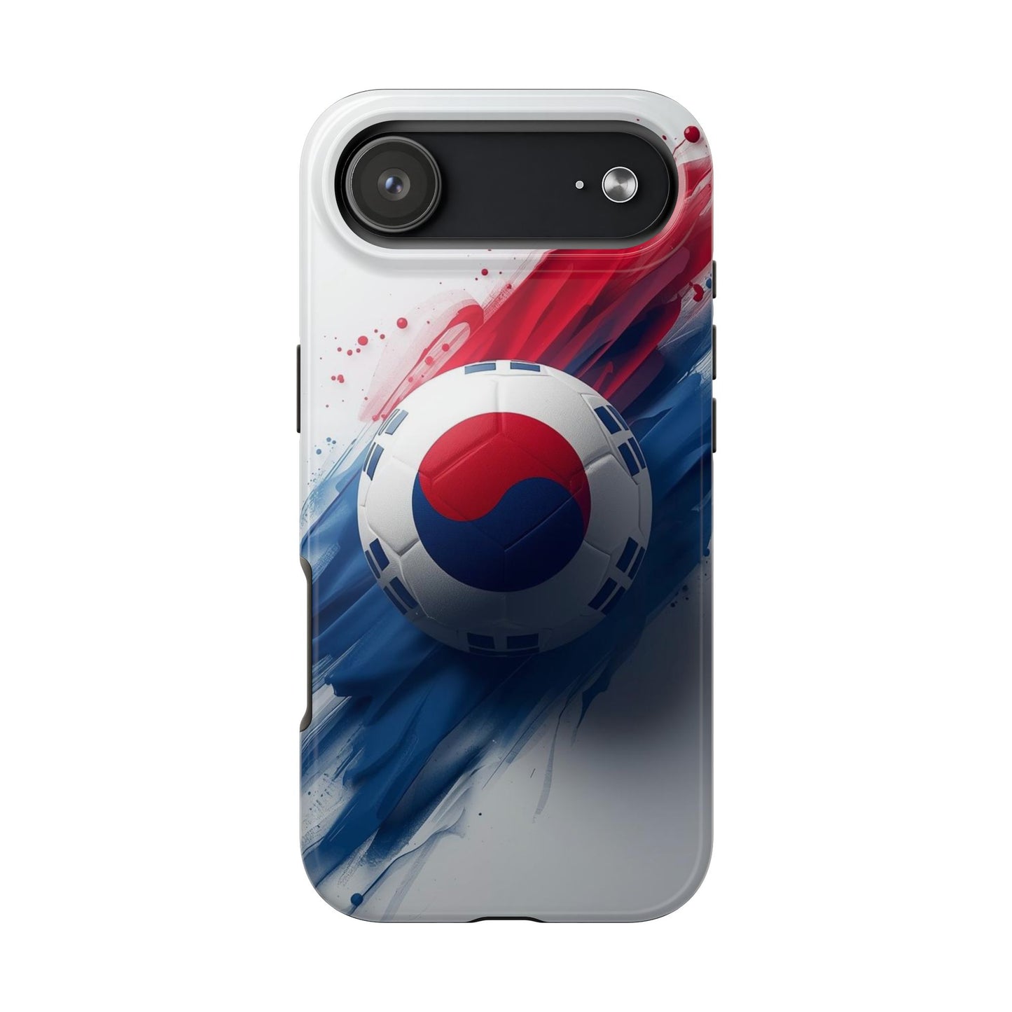 Korean Flag Taeguk Soccer Crest Phone Protective Case