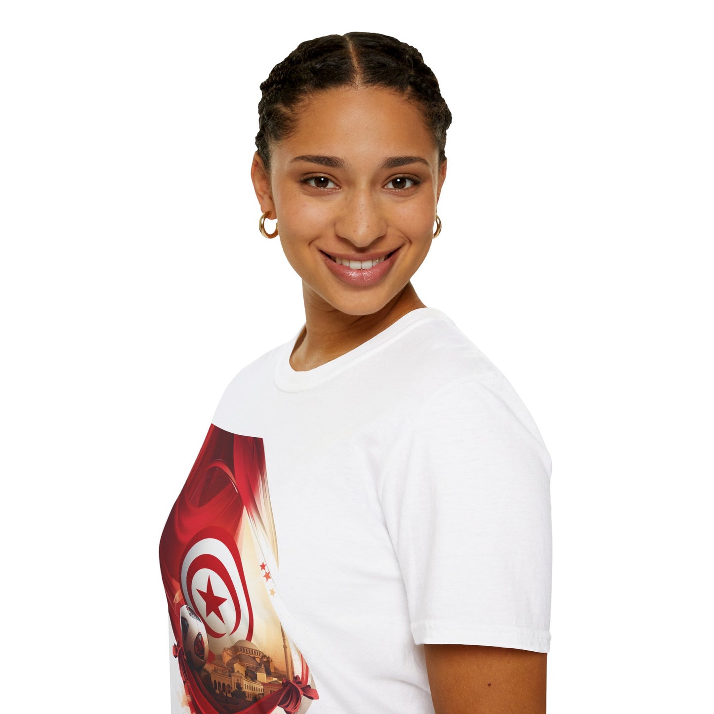 Tunisia Football Crest T-Shirt — Tunisian Soccer Fan Tee