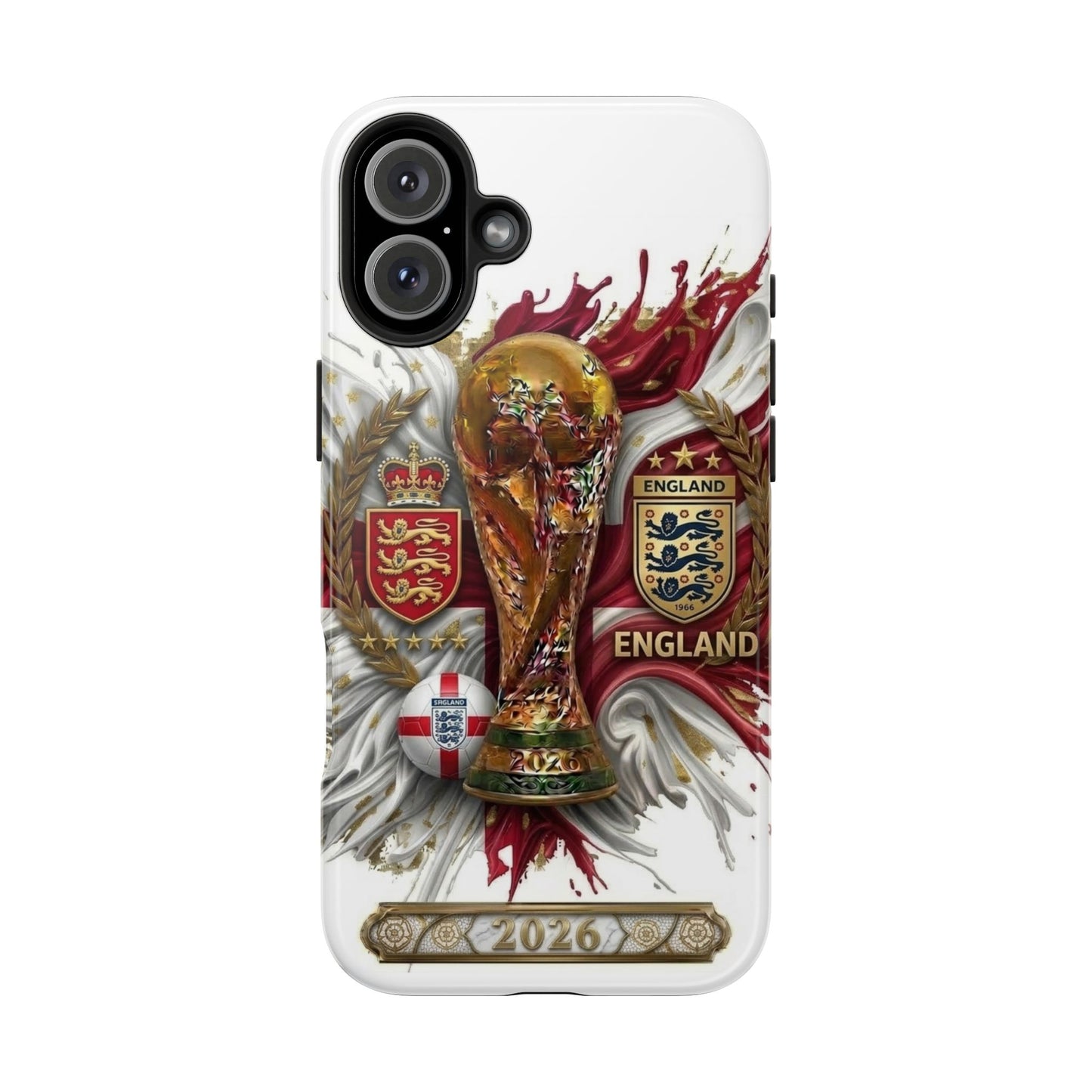 England 2026 Soccer Tough Phone Case – Football Phone Cover