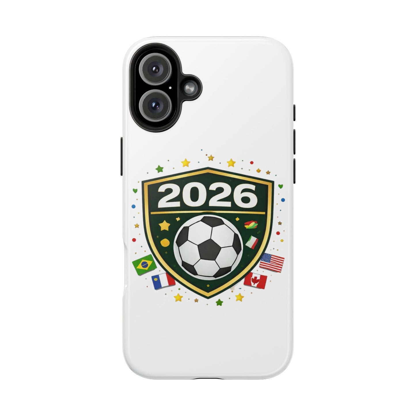 2026 Soccer Match Day Phone Protective Case Soccer Badge Design