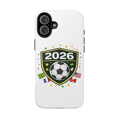 2026 Soccer Match Day Phone Protective Case Soccer Badge Design