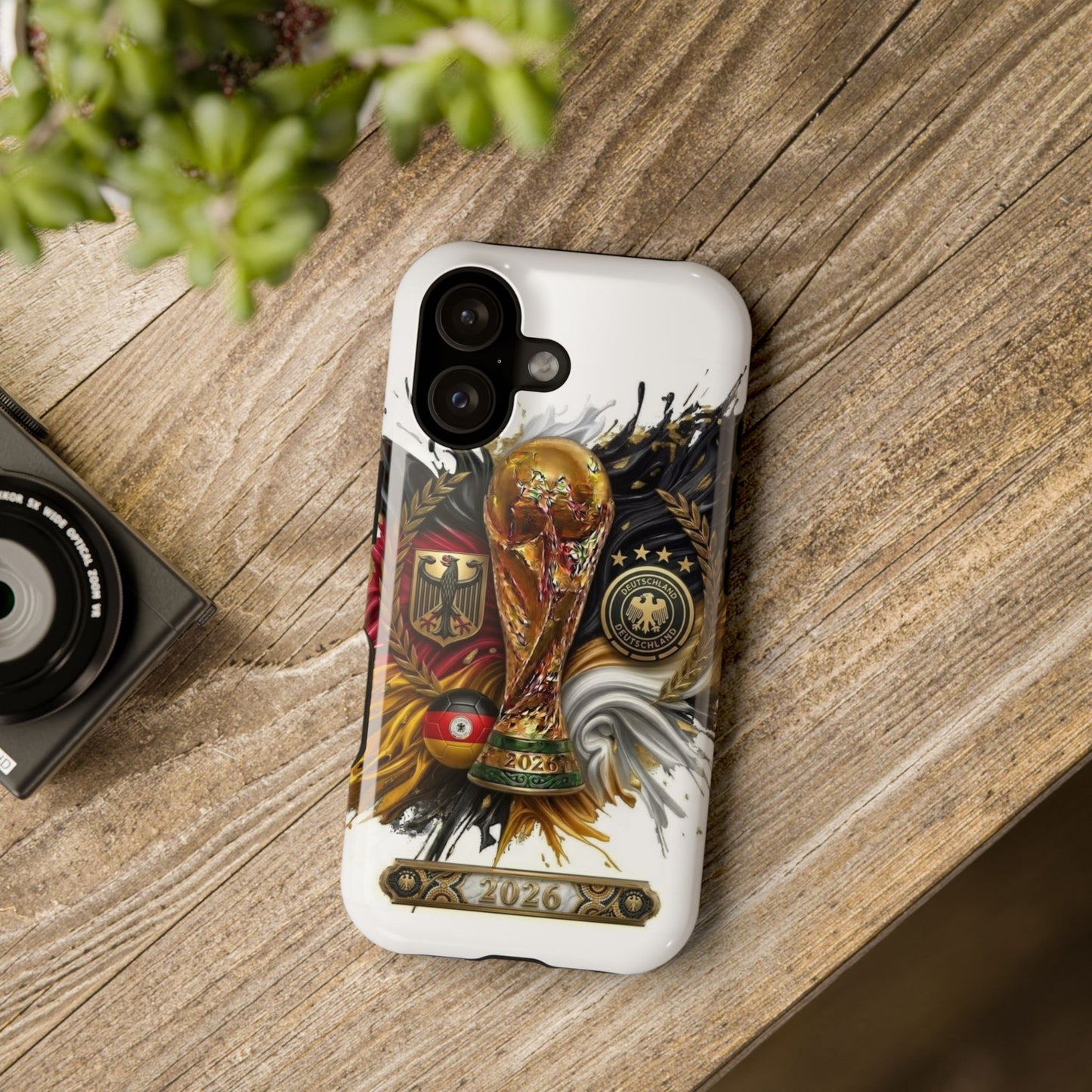 Germany 2026 Soccer Protective Phone Case — Impact-Resistant Cover