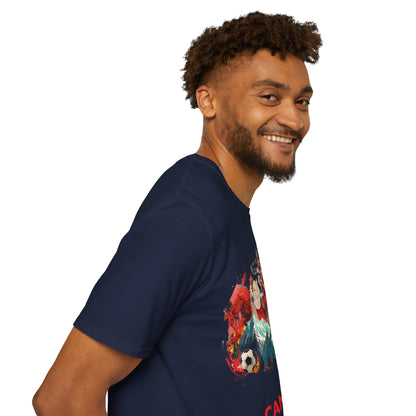Canada Map Soccer Match Day T-Shirt — Red Maple Graphic Tee