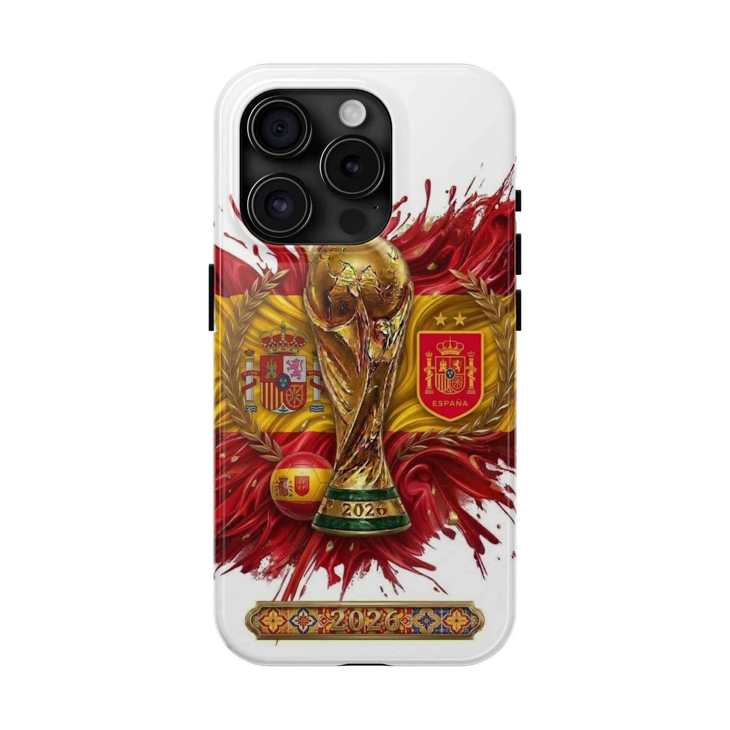 Spain Soccer 2026 Football Tough Phone Protective Case
