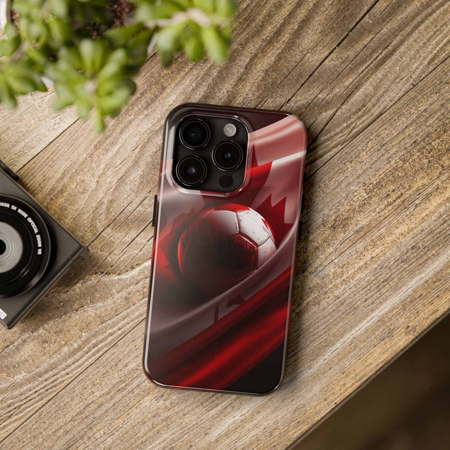 Canadian Soccer Red Maple Phone Protective Case