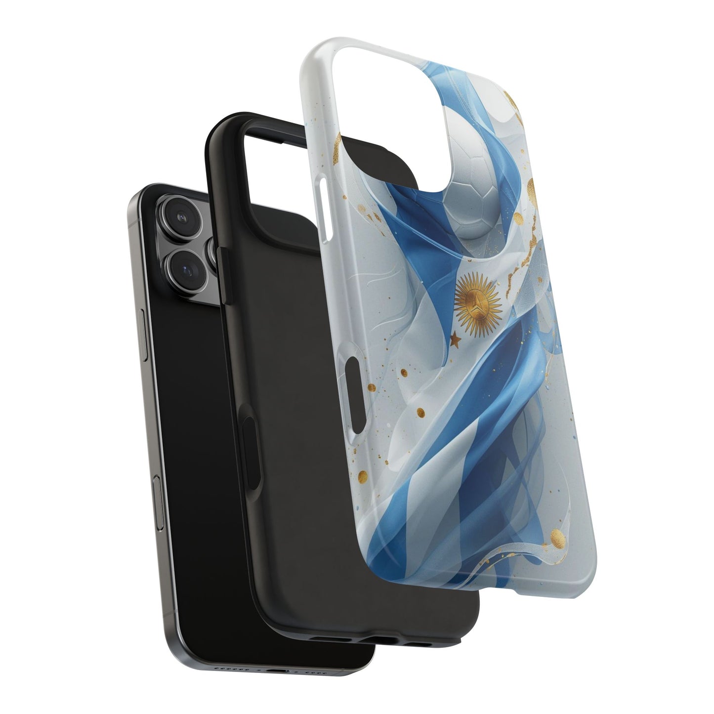 Argentina Soccer Flag Phone Case — Tough Protective Football Design