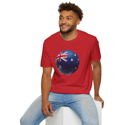 Australia Flag Football T-Shirt — Patriotic Aussie Graphic Tee