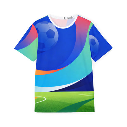 Soccer Field Graphic Jersey Shirt — All-Over Print Sports Tee