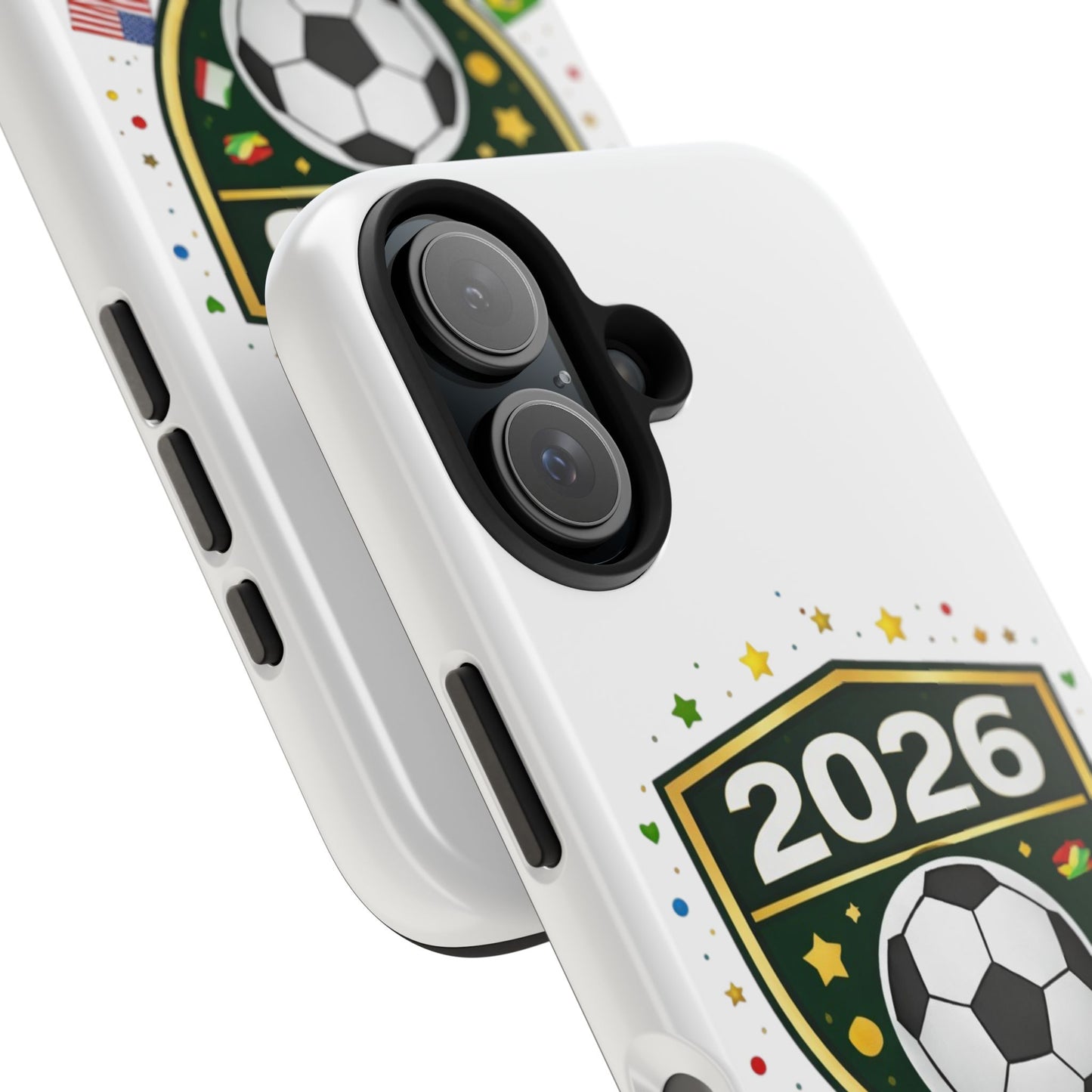2026 Soccer Match Day Phone Protective Case Soccer Badge Design