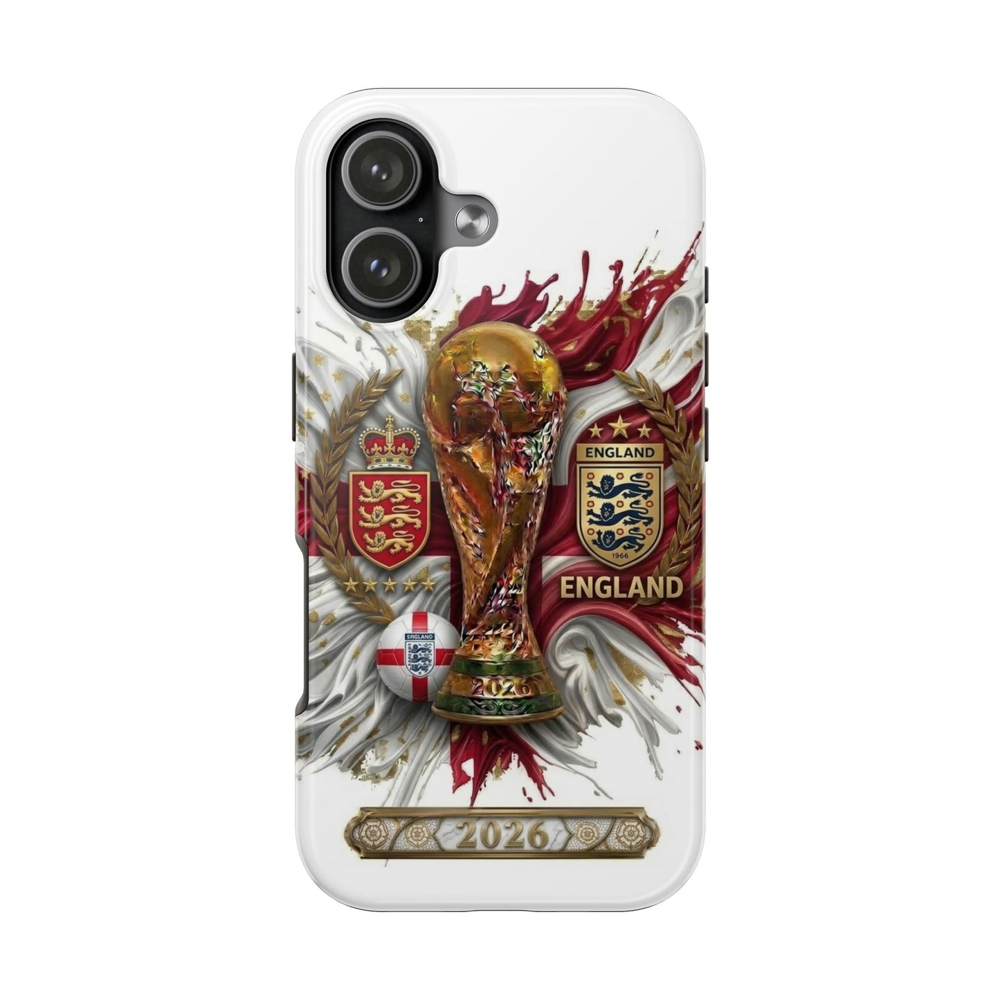 England 2026 Soccer Tough Phone Case – Football Phone Cover