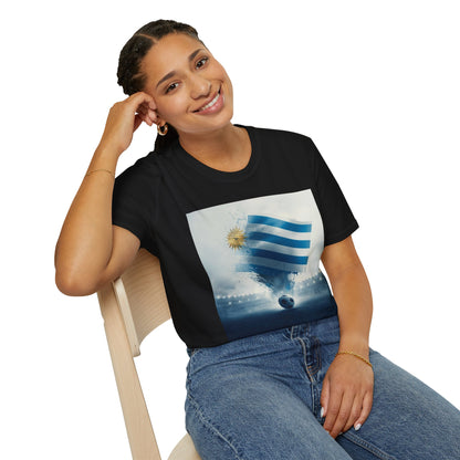 Uruguay Football Flag Epic Stadium T-Shirt – Vintage Soccer Fan Tee