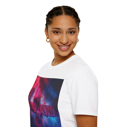 England Flag Soccer Match Day T-Shirt Smoke Graphic Tess