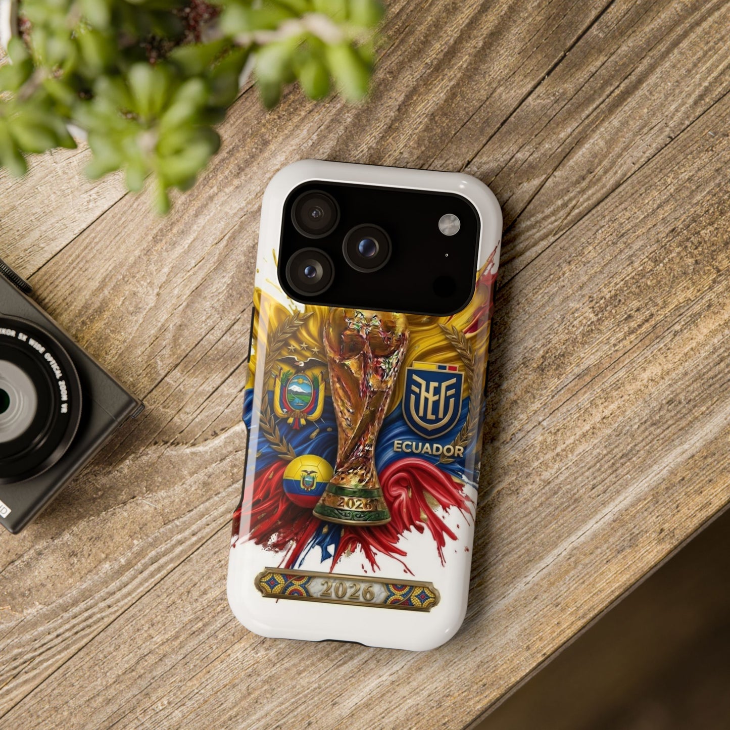 Ecuador 2026 Soccer Match Day Phone Case — Impact-Resistant Cover