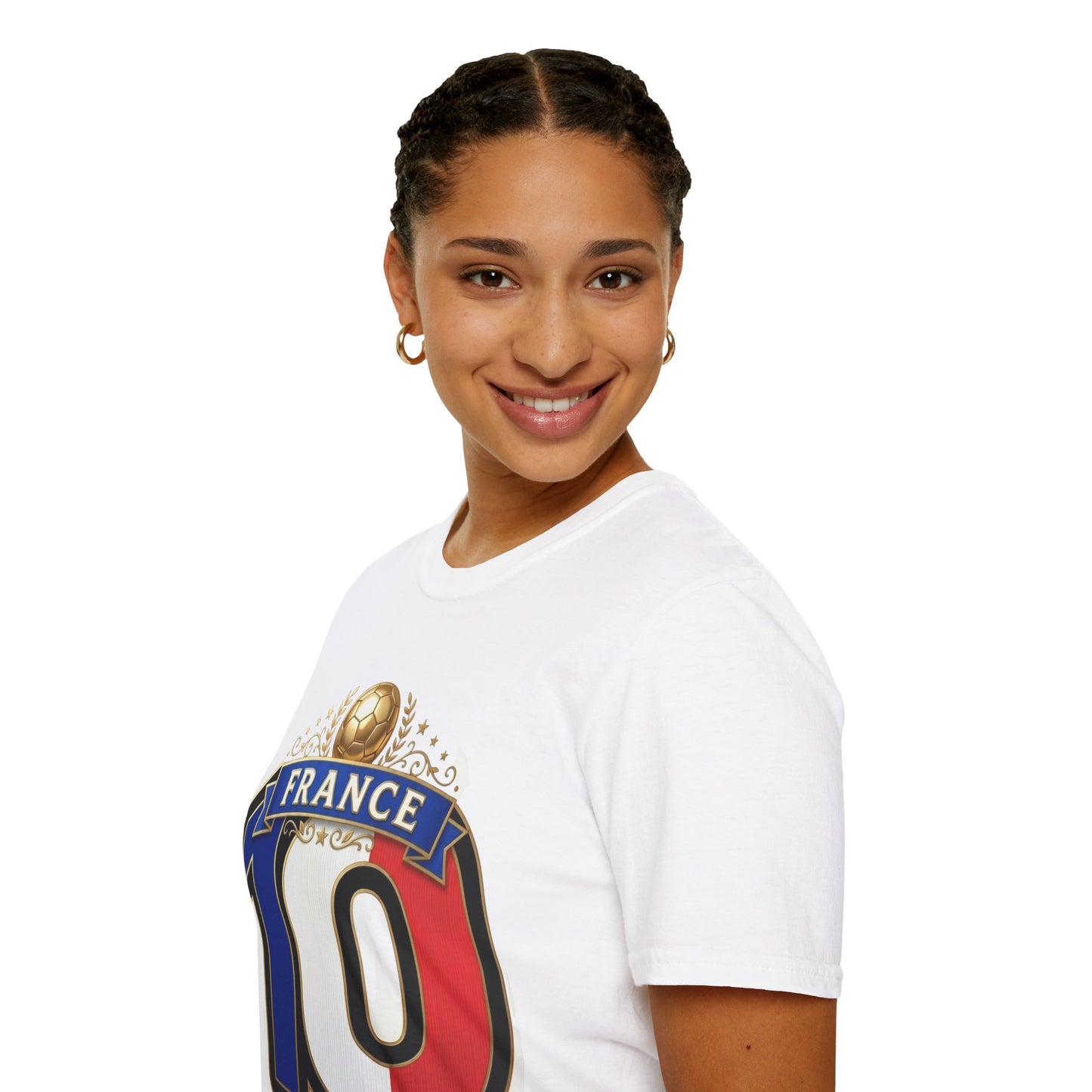 France 10 Soccer T-Shirt - French Flag Football Fan Tee