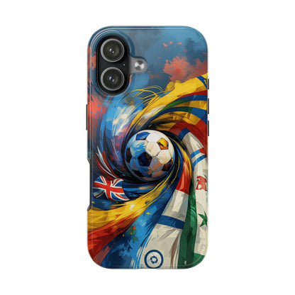 Soccer Flags Match Day Tough Phone Protective Case