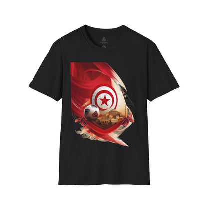 Tunisia Football Crest T-Shirt — Tunisian Soccer Fan Tee