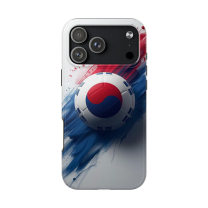 Korean Flag Taeguk Soccer Crest Phone Protective Case