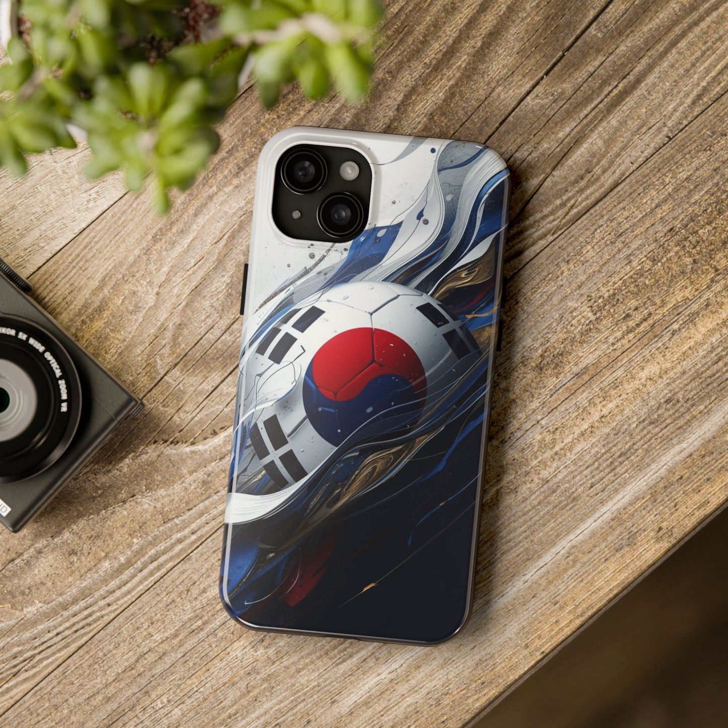 Korean Flag Soccer 2026 Tough Phone Protective Case