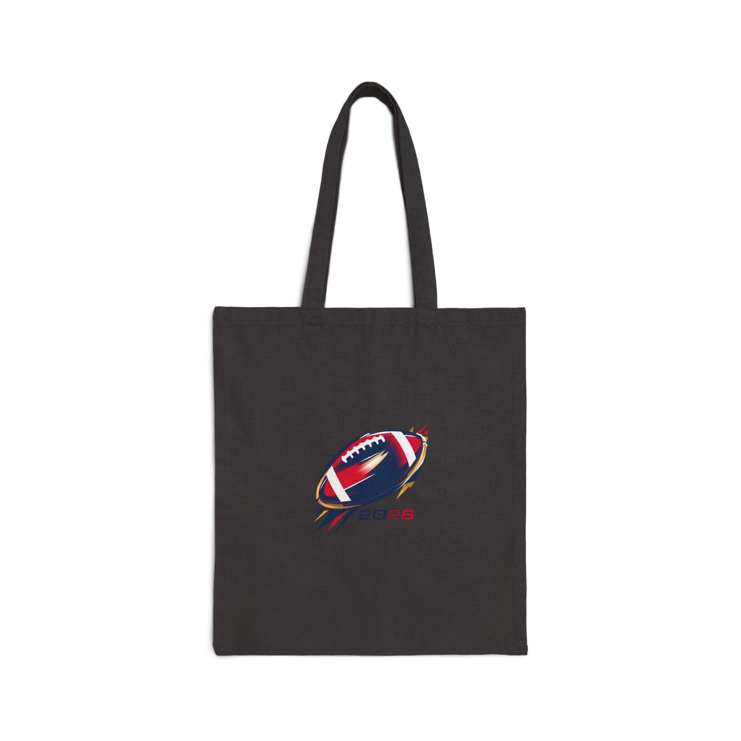 Football Big Game 2026 Tote Bag – Canvas Game Day Grocery Tote