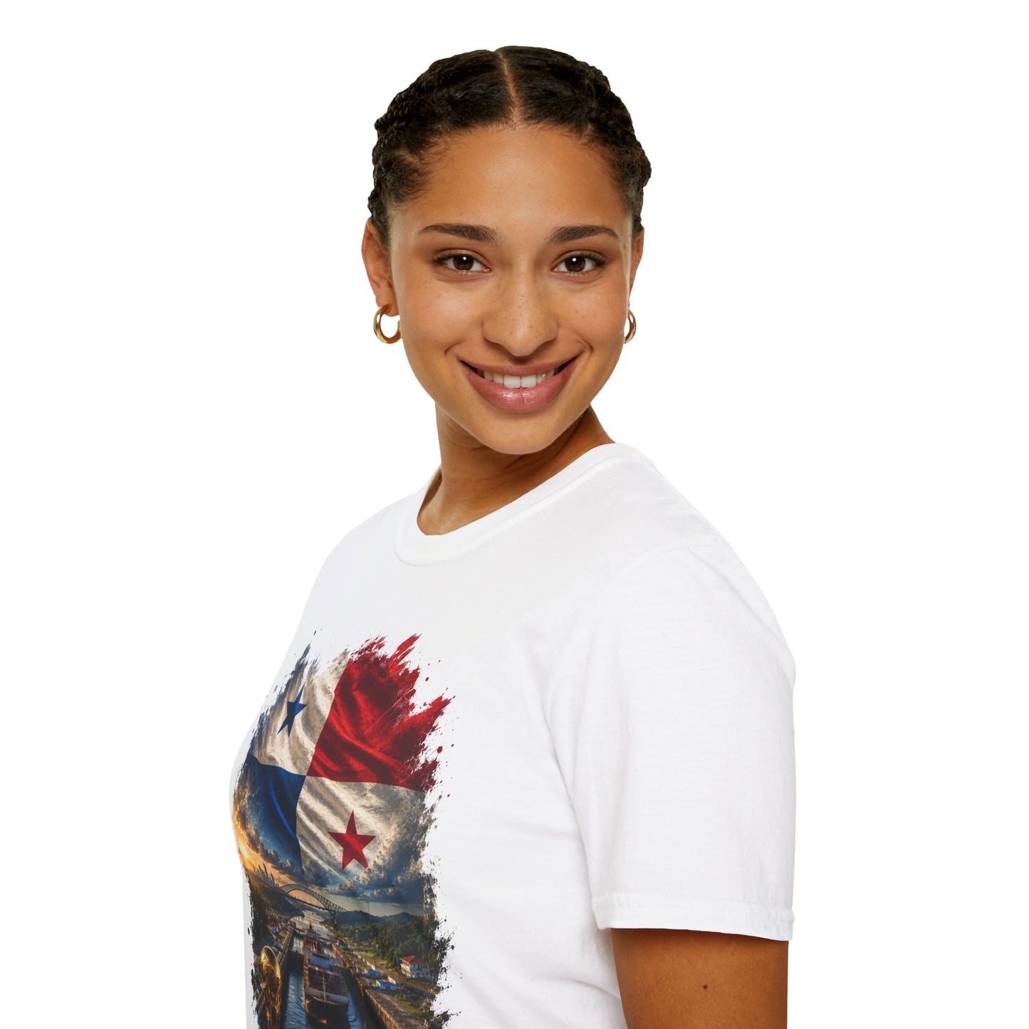 Panama Football Flag Canal Graphic T-Shirt Los Canaleros Soccer Tee