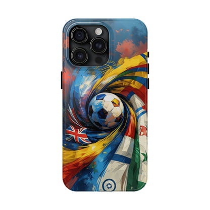 Soccer Flags Match Day Tough Phone Protective Case